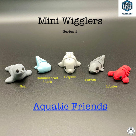 Mini Wigglers - Series 1 - Aquatic Friends