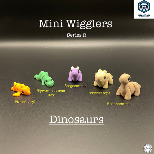 Mini Wigglers - Series 2 - Dinosaurs