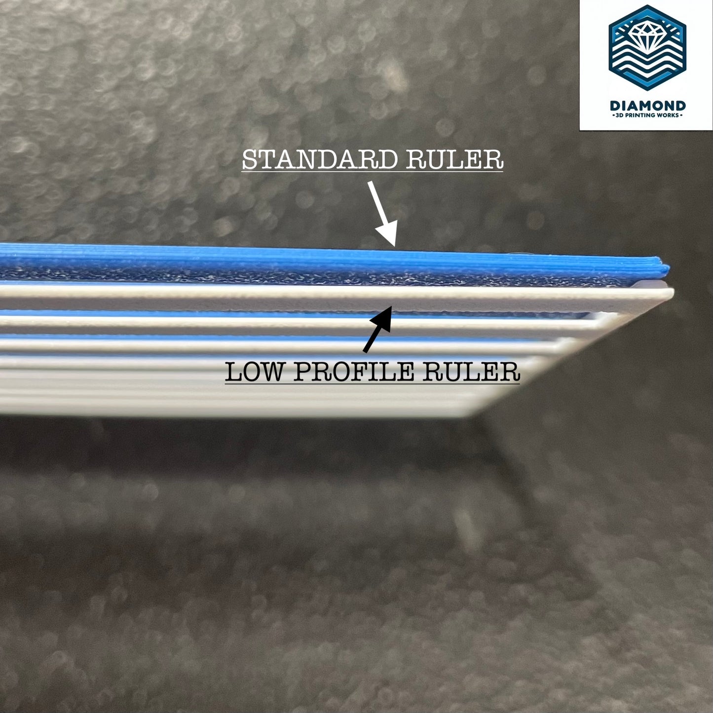 Square Ruler (Low Profile) - 2 Pack