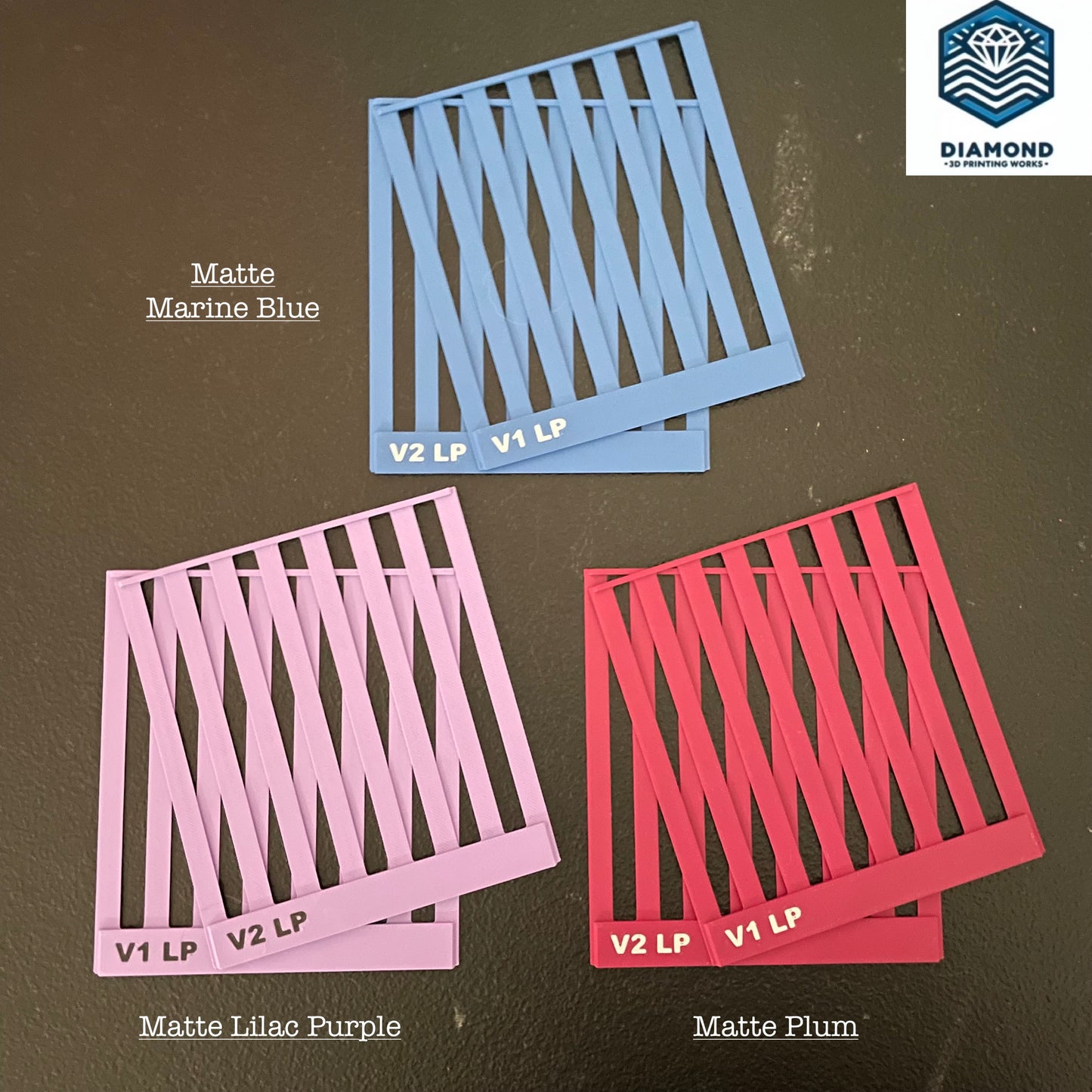 Square Ruler (Low Profile) - 2 Pack - Custom Color