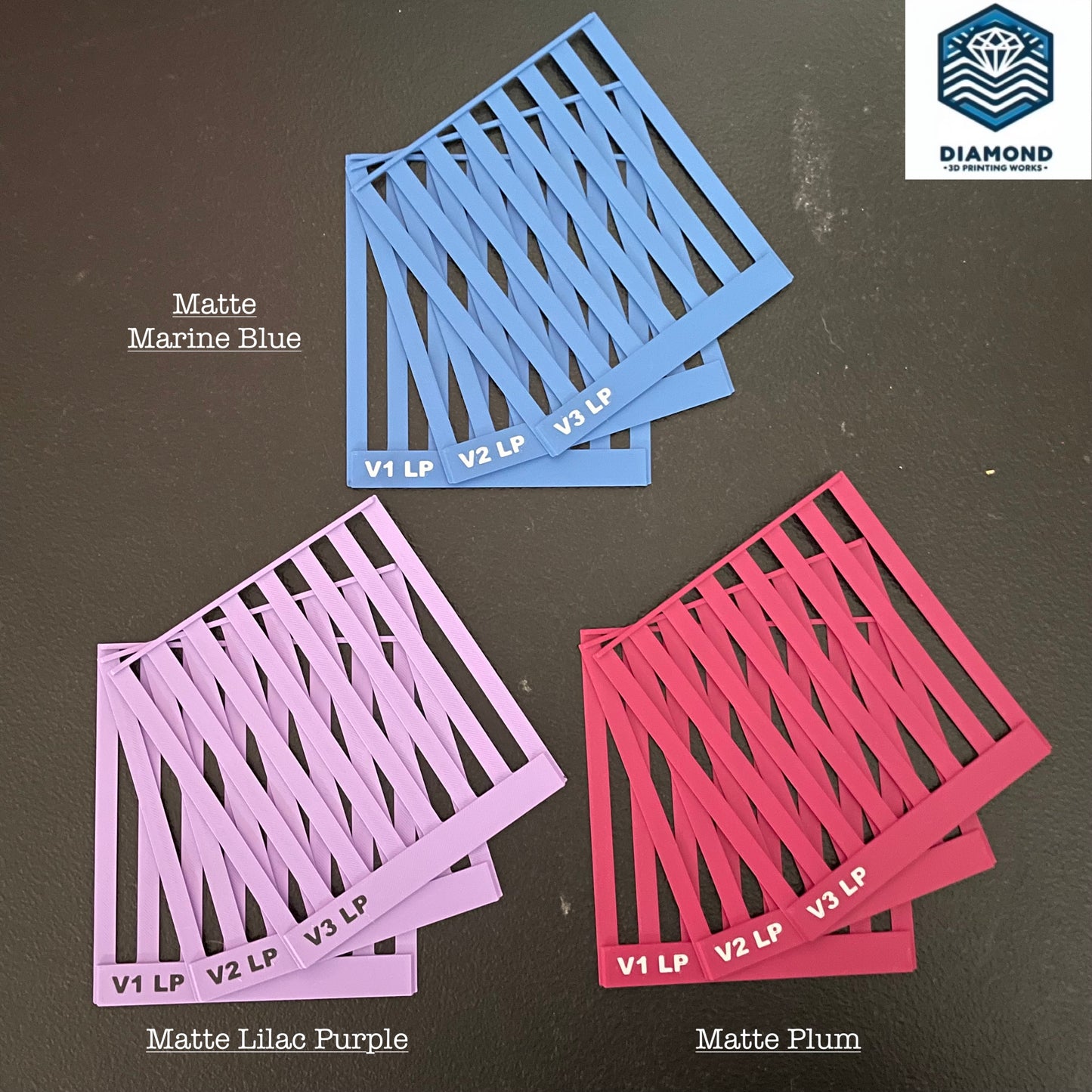 Square Ruler (Low Profile) - 3 Pack - Custom Color
